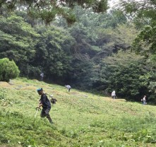 새한동산 벌초작업